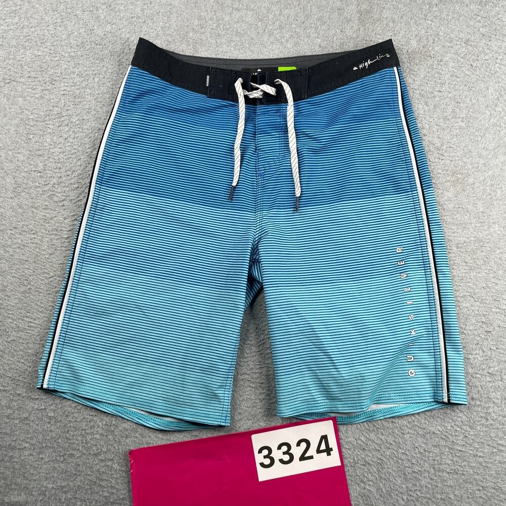 Quiksilver Youth High Line Board Shorts 4 Way Stretch 13 14